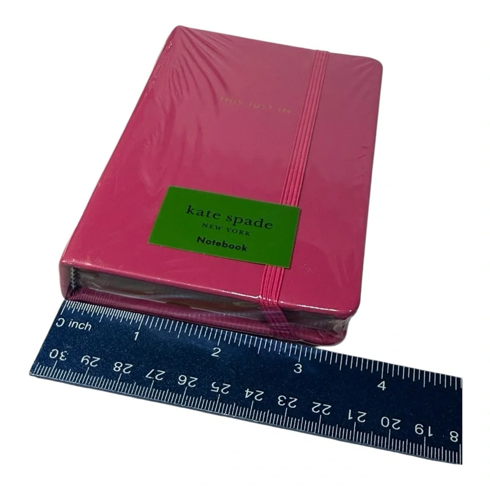 kate spade new york “This Just In” Medium Notebook Pink - NEW